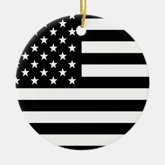 Amerikaanse vlag keramisch ornament (Voorkant)
