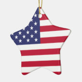 Amerikaanse vlag keramisch ornament (Links)
