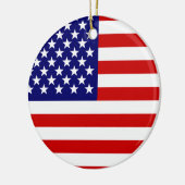 Amerikaanse vlag keramisch ornament (Links)