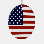 Amerikaanse vlag keramisch ornament (Rechts)