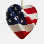 Amerikaanse vlag keramisch ornament (Rechts)