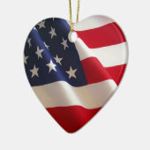 Amerikaanse vlag keramisch ornament (Links)