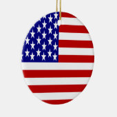 Amerikaanse vlag keramisch ornament (Rechts)
