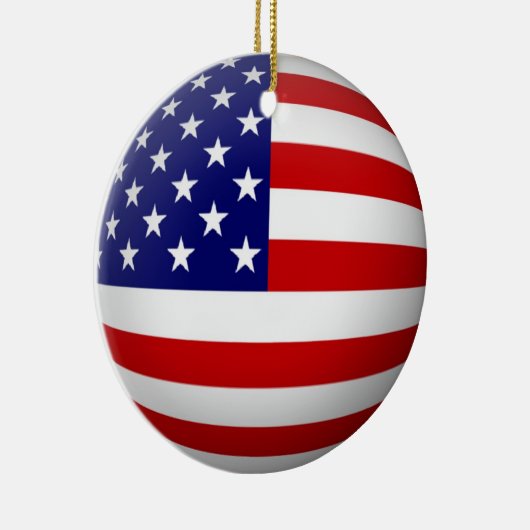 Amerikaanse vlag keramisch ornament (Rechts)