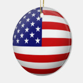 Amerikaanse vlag keramisch ornament (Links)