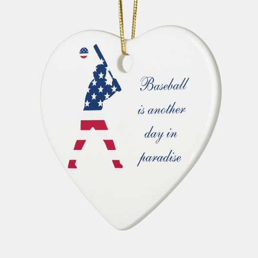 Amerikaanse vlag keramisch ornament (Links)