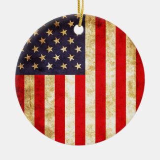Amerikaanse vlag Keramisch Ornament