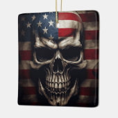 Amerikaanse vlag keramisch ornament (Links)