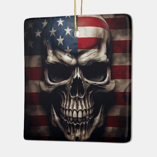 Amerikaanse vlag keramisch ornament (Links)