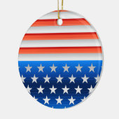 Amerikaanse vlag keramisch ornament (Links)