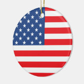 Amerikaanse vlag keramisch ornament (Links)