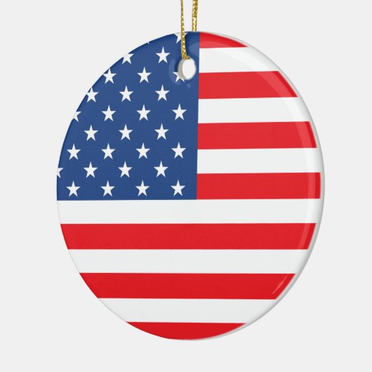 Amerikaanse vlag keramisch ornament (Links)