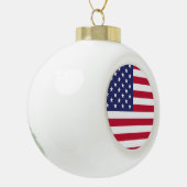 Amerikaanse vlag keramische bal ornament (Links)