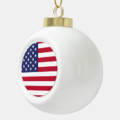 Amerikaanse vlag keramische bal ornament (Rechts)