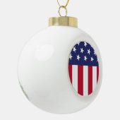 Amerikaanse vlag keramische bal ornament (Links)