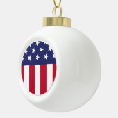 Amerikaanse vlag keramische bal ornament (Rechts)
