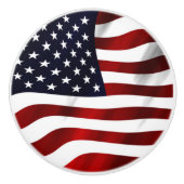 Amerikaanse vlag keramische knop (Voorkant)