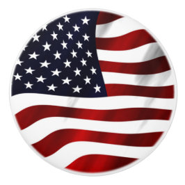 Amerikaanse vlag keramische knop