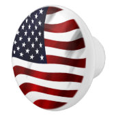 Amerikaanse vlag keramische knop (Rechts)
