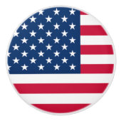 Amerikaanse Vlag Keramische Knop (Voorkant)