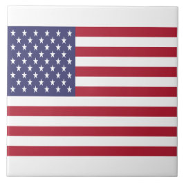 Amerikaanse vlag keramische Tegel Tegeltje