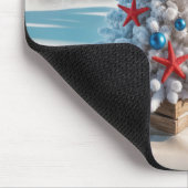 Amerikaanse vlag kerstboom muismat (Hoek)