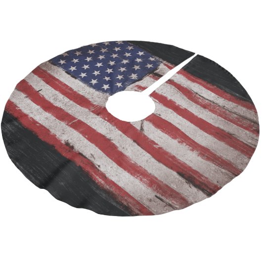  Amerikaanse vlag Kerstboom Rok (Gekanteld)