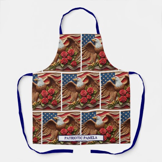 Amerikaanse Vlag Keuken Schort – Patriottische VS (Voorkant)