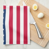 Amerikaanse vlag keukenhanddoek (Quarter Fold)
