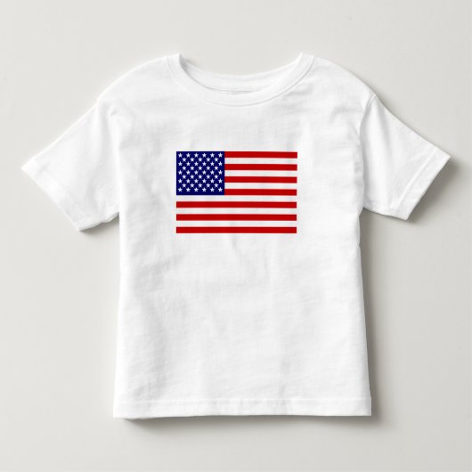 Amerikaanse vlag kinder shirts (Voorkant)