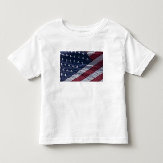 Amerikaanse vlag. kinder shirts (Voorkant)