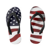 Amerikaanse vlag kinder teenslippers (Voetbed)