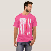 Amerikaanse Vlag Klarinet Tshirt Fluit Muzikant In (Voorkant volledig)
