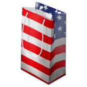Amerikaanse vlag klein cadeauzakje (Achterkant Gekanteld)