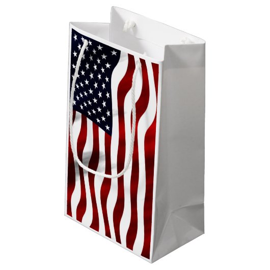 Amerikaanse vlag klein cadeauzakje (Achterkant Gekanteld)