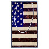 Amerikaanse  vlag klein cadeauzakje (Achterkant)