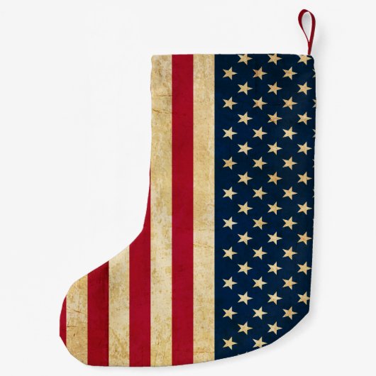 Amerikaanse vlag Kleine Kerstsok (Achterkant)