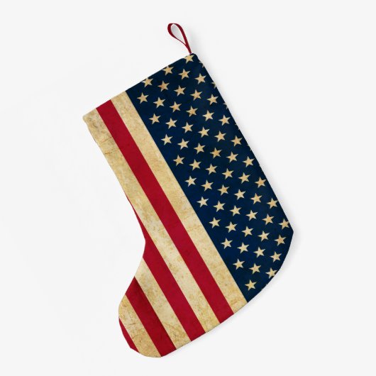 Amerikaanse vlag Kleine Kerstsok (Achterkant (Hangend))