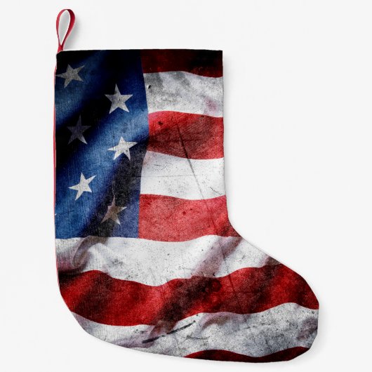 Amerikaanse vlag kleine kerstsok (Voorkant)