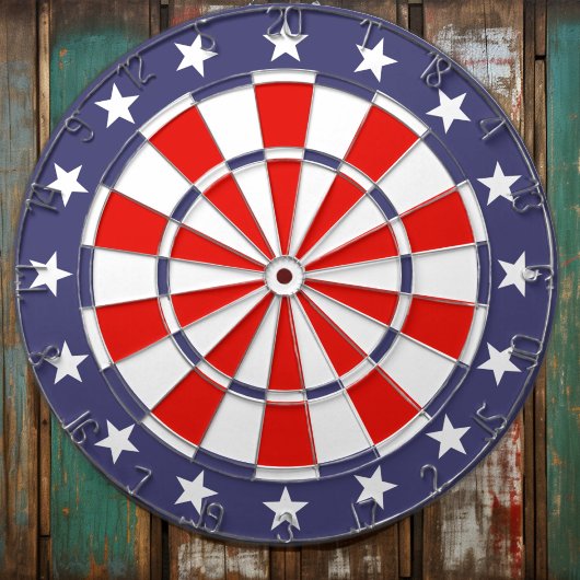 Amerikaanse vlag kleuren Dartboard Dartbord