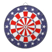 Amerikaanse vlag kleuren Dartboard Dartbord (Voorkant)