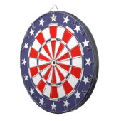 Amerikaanse vlag kleuren Dartboard Dartbord (Voorkant Rechts)