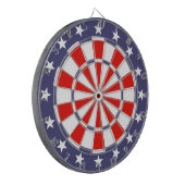 Amerikaanse vlag kleuren Dartboard Dartbord (Voorkant Links)