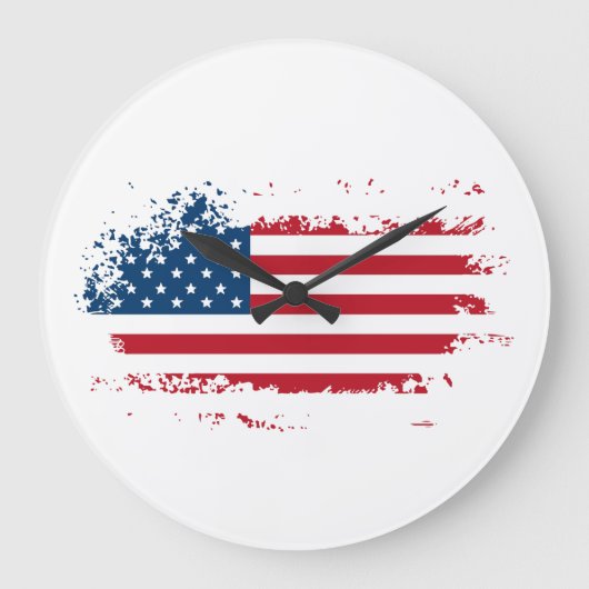 Amerikaanse Vlag Klok (Voorkant)
