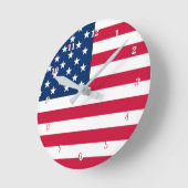 Amerikaanse Vlag Klok USA Patriottisch (Hoek)