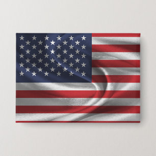 Amerikaanse Vlag Knop Button