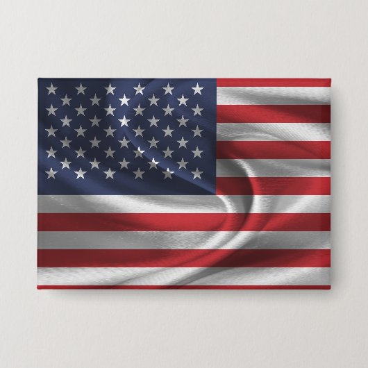 Amerikaanse Vlag Knop Button (Voorkant)