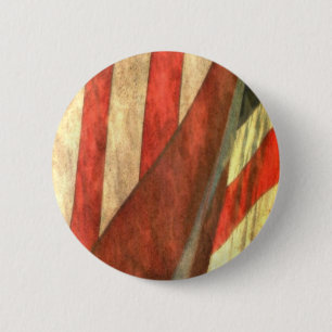 Amerikaanse Vlag Knop Ronde Button 5,7 Cm