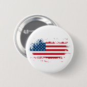 Amerikaanse Vlag Knop Ronde Button 5,7 Cm (Voorkant /achterkant)