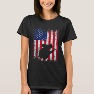 Amerikaanse vlag Koala op 4 juli T-shirt